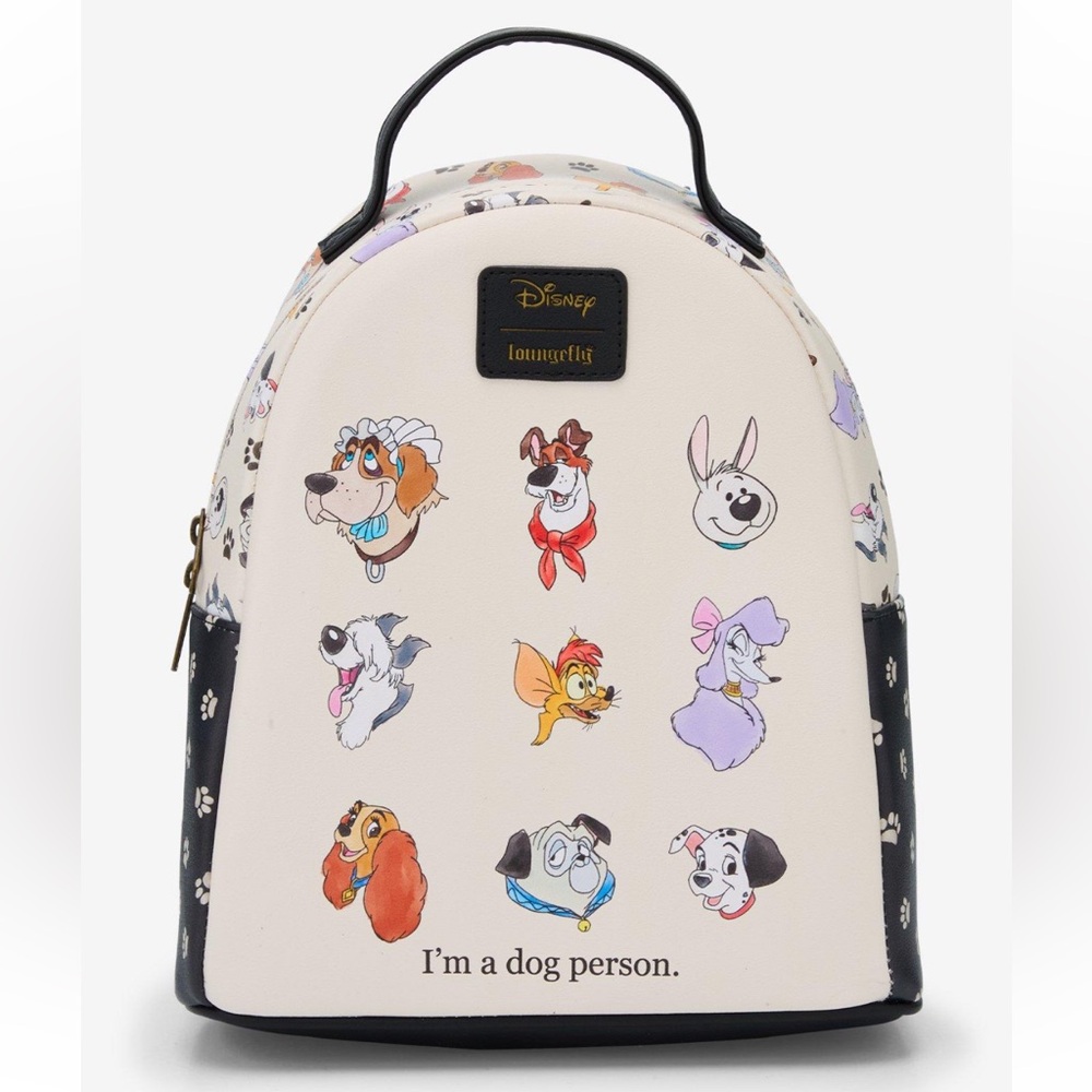 NEW Loungefly Disney l'm A Dog Person
Mini Backpack